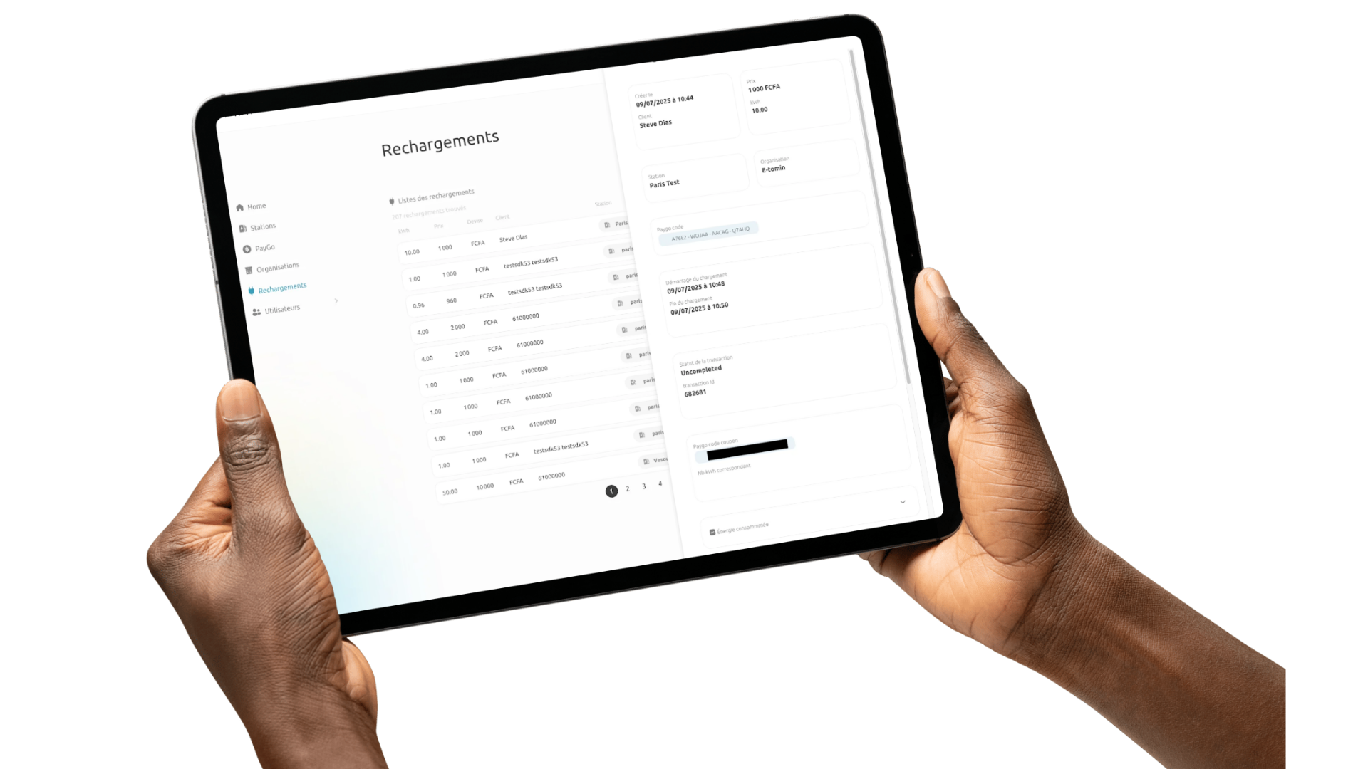 Tablette de supervision MyJouleWay